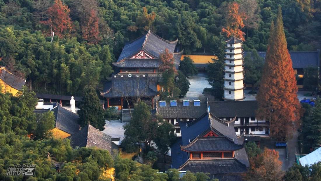 【游侠宝贝祈福登高】安吉灵峰寺新年祈福,开智抄经文