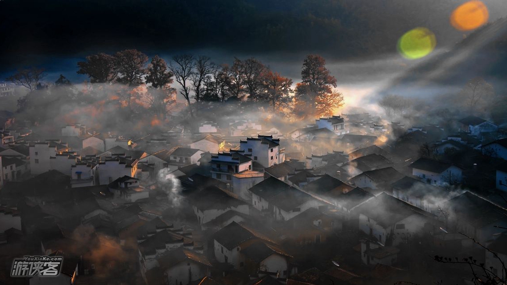 【石城秋摄】11-12月,婺源石城古枫群迷雾,秀美月亮湾,梦幻秋色2日摄影(周末团,江西觅秋)