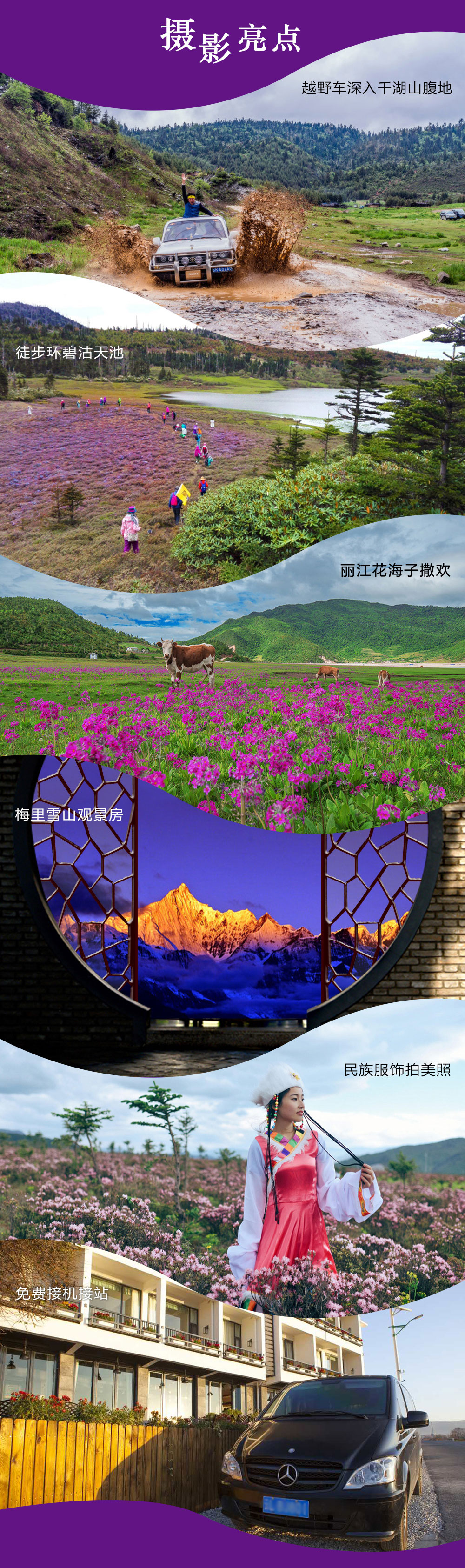 【千湖山秘境-深度】5-6月 丽江古城-花海子-虎跳峡-香格里拉-梅里雪山-千湖山碧沽天池无人区，杜鹃花海7日深度游！（所有批次成行） - 游侠客独家策划的千湖山秘境花海线路！（保护区，全年也仅仅只有1000人允许进入）