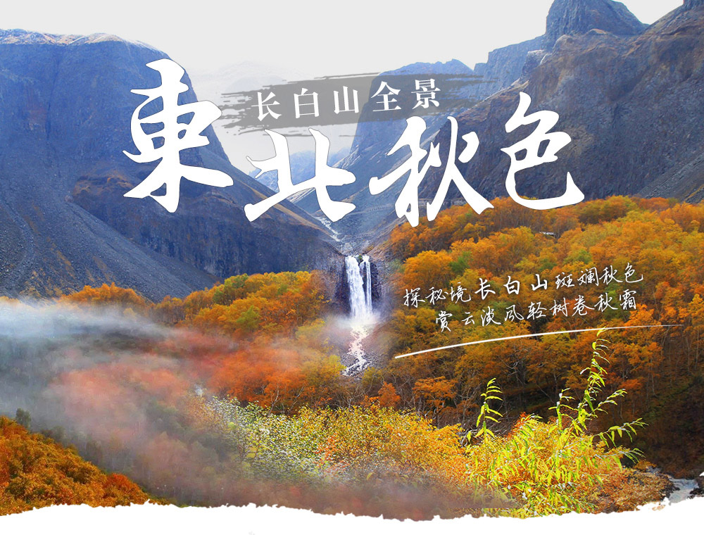 【东北秋色-长白山全景】9-10月 长白山西坡+北坡-天池-望天鹅-防川一眼望三国-鸭绿江 7日 东北 纯玩深度游（中国最美秋色观光带） - 秘境长白山斑斓秋色，赏云淡风轻树卷秋霜