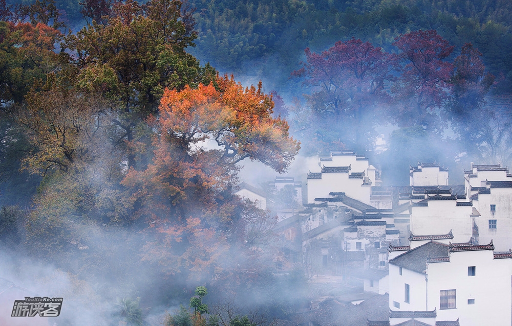【江南秋摄·名师专线】11月,江南金秋季,游侠客金牌名师带队,深入中国三大秋色地塔川,画里乡村宏村,江南喀纳斯方塘红衫林