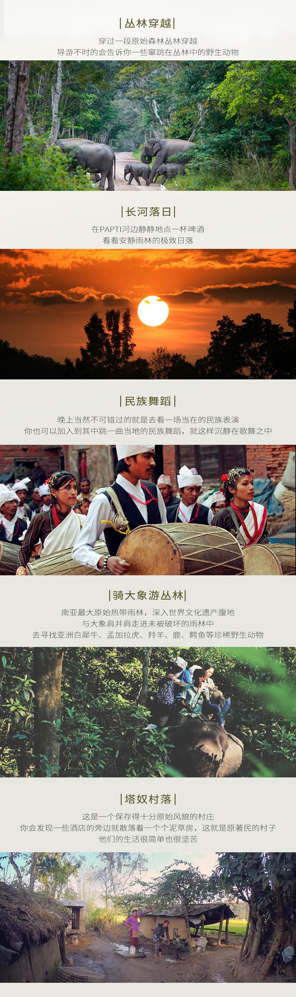 【尼泊尔玩乐 · 奇旺丛林穿越】落地免签费，亚洲巨大国家森林公园独木舟漂流看鳄鱼+丛林骑大象看犀牛+探访原始部落！深入世界文化遗产腹地，与大象肩并肩走进未被破坏的雨林中！ - <一人可订> 亚洲巨大国家森林公园，拒绝破坏，支持可持续发展！