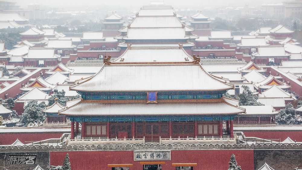 【冬日故宫】12-2月 摄北京中轴线之光影故宫紫禁城-角楼日落(单日)