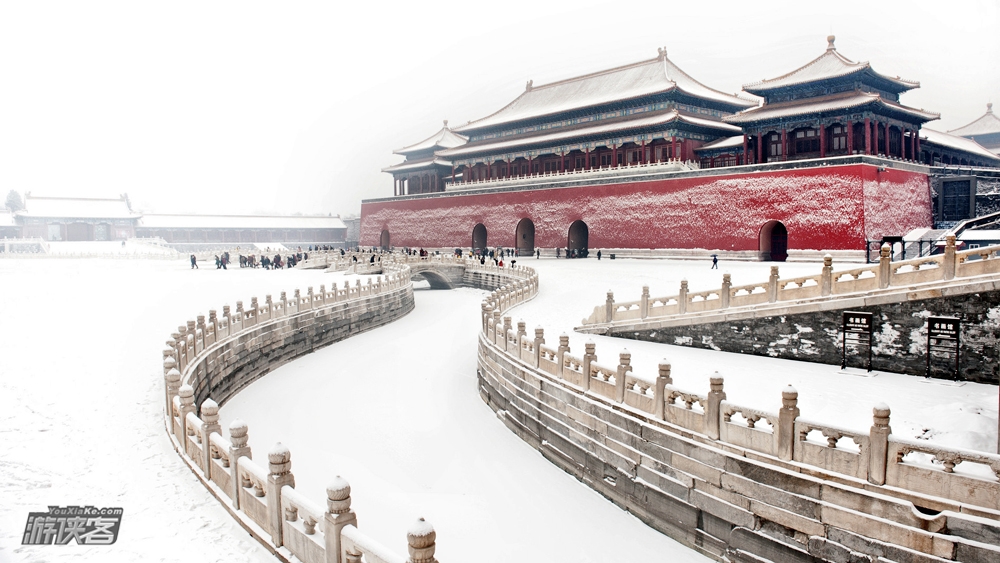 【冬日故宫】12-2月 摄北京中轴线之光影故宫紫禁城-角楼日落(单日)