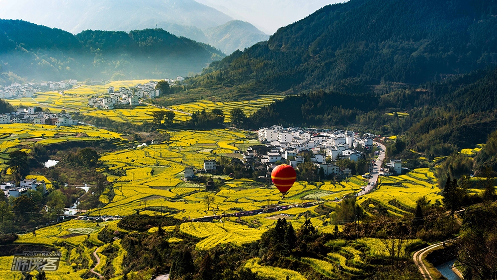 【黄山休闲派·春色徽州】3月,宏村-黄山-婺源,山居篁岭,水韵宏村/世界自然文化双遗产黄山/江岭季节限定の万亩花海(4天3晚,6人成行,本周油菜花正当赏景佳期!)