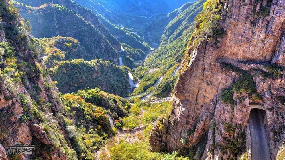 【太行山之春】4.2-7清明假期,太行平湖-太行大峡谷-秋沟桃花-万仙山(郭亮洞)-昆山挂壁-王莽岭-红岩大峡谷-回龙天界山;北国雄观最胜处,最美春色桃花沟,太行之巅王莽岭,云峰画廊天界山,太行春色精华6日游(一网打尽,飞跃太行)