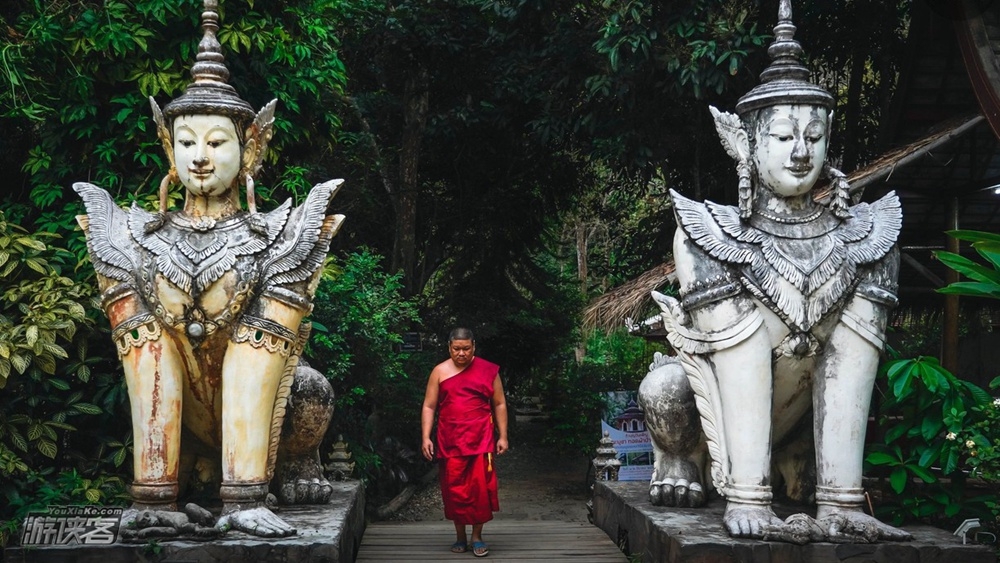 【清迈玩乐 · 隐士徒步】泰国清迈,僧侣禅修小径-秘境啪拉寺Wat Pha Lat-素贴山赏日出\日落-朝圣双龙寺,行山间,遇隐士,一览清迈全景,小众泰北初体验