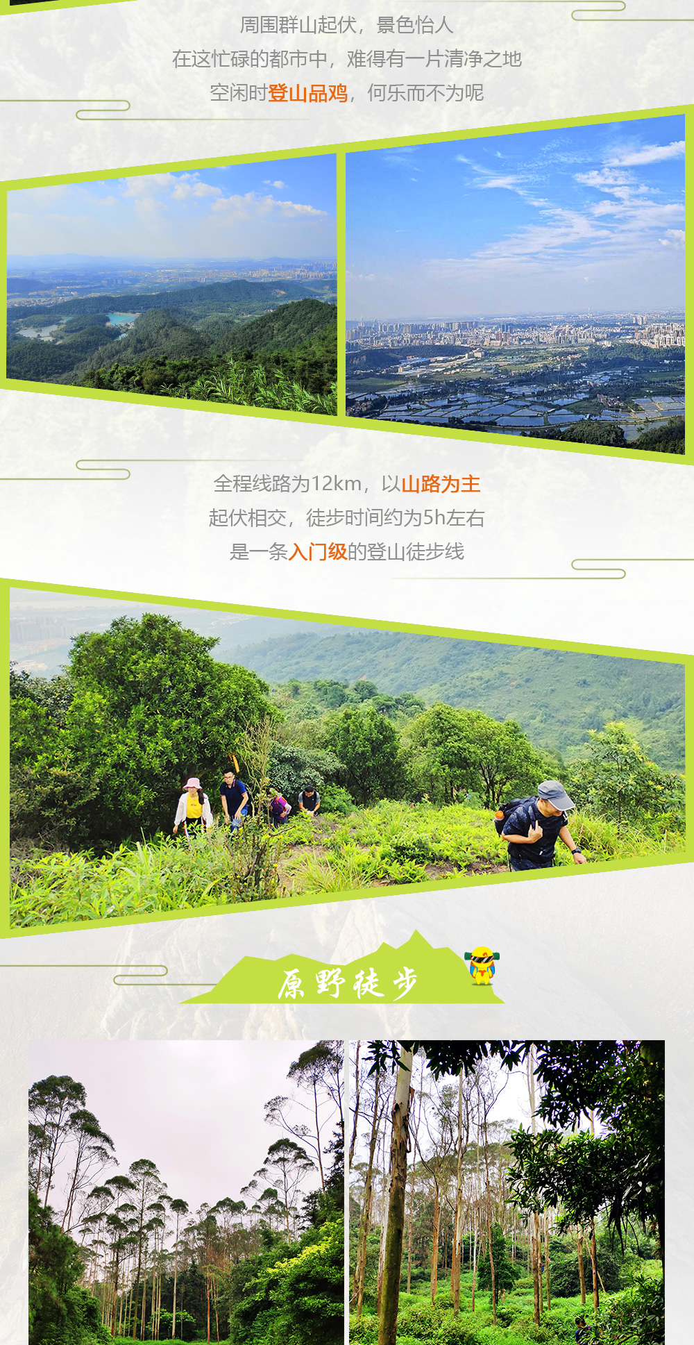 【寻味-茶山】7.18周六： 登高明茶山，寻味特色柴火鸡煲，感受舌尖上的美味！ - <高明茶山>强度适中，山顶享受午餐