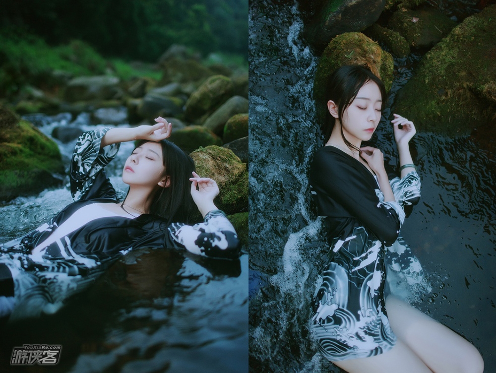 【主题人像】8.18周日《水公主》,2019水公主摄影大赛,大巴前往临安跳鱼潭拍摄,和服,jk,小清新多主题下水拍摄,水公主人像创作