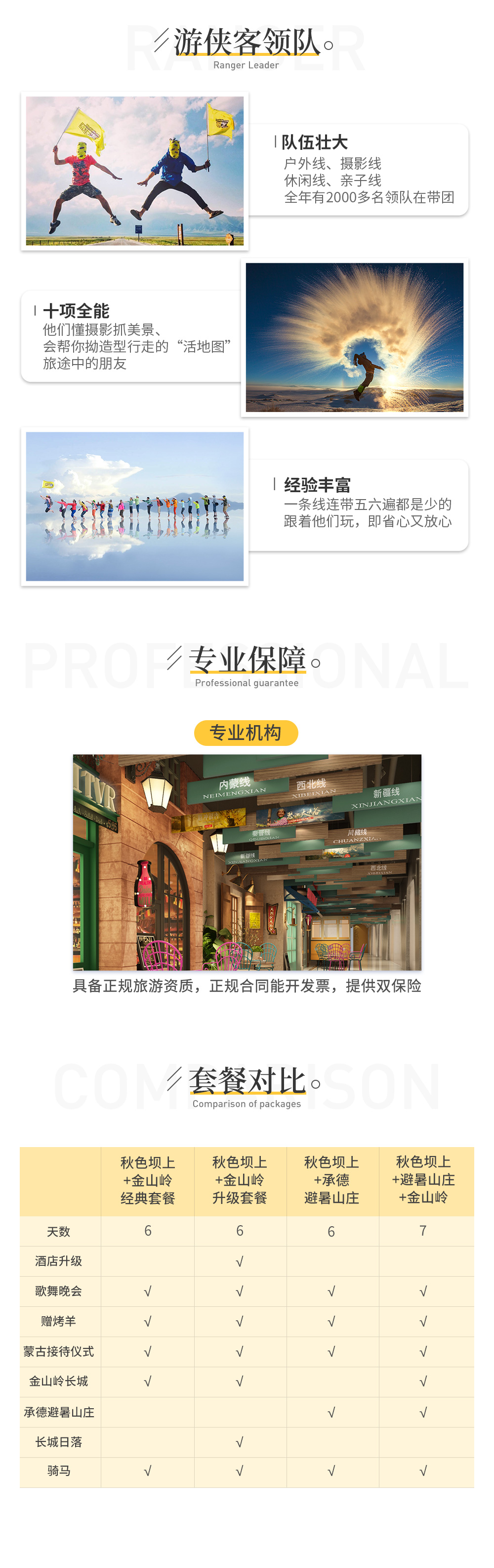 【坝上秋色A】9-10月乌兰布统坝上草原-经典/升级套餐搭配-五彩山斑斓秋色-喂梅花鹿-金秋牧场-游侠客历年内蒙秋色销冠（赠送特色餐+烤羊，9-10月每日发团报名即走） - <游侠客王牌线路>坝上牧歌营地会员私享，金山岭长城/承德避暑山庄任选，纵马驰骋金秋坝上草原