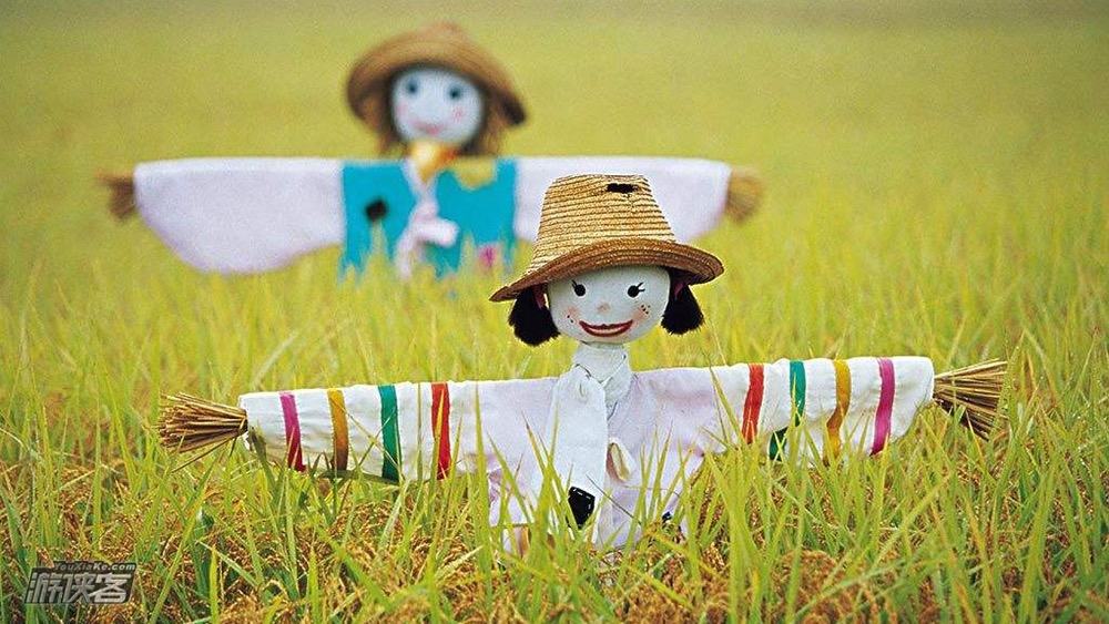 【杭州灵山首届秋收节】亲近土地拥抱自然-“新知青”下乡劳动最光荣-亲子协作-割稻换粮/扎稻草人-重返知青岁月攒工分得粮票-收获自己的一袋粮！