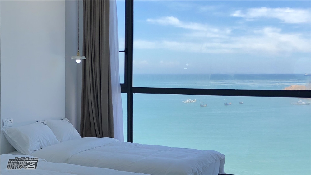 【海边的房子·枸杞岛】沙滩边纯白色的无敌海景房，网红视角看枸杞岛海上牧场，向往的海边度假慢生活（100%保障往返直达船票）