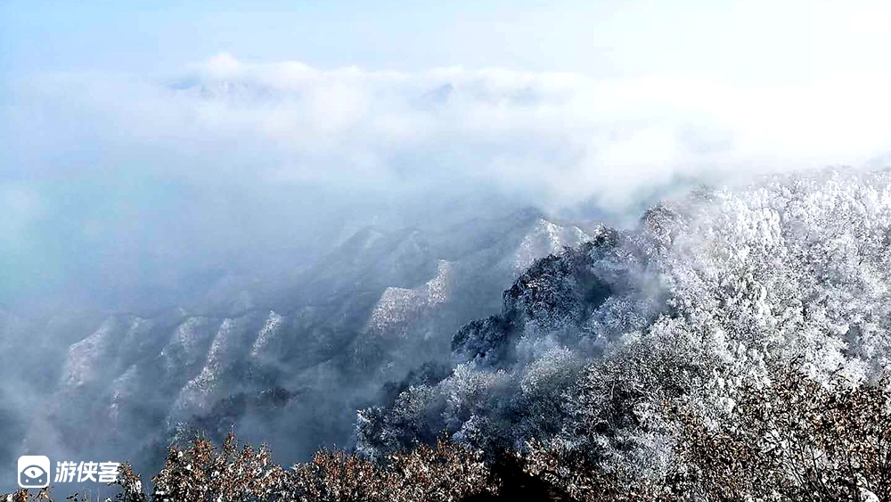 【冰雪大秦岭·子午尖山】子午古道/这个冬天,海东仙脉子午山,子午古道-金仙观-土地梁-尖山,登子午顶峰,一览古道群山!(两星休闲户外!)