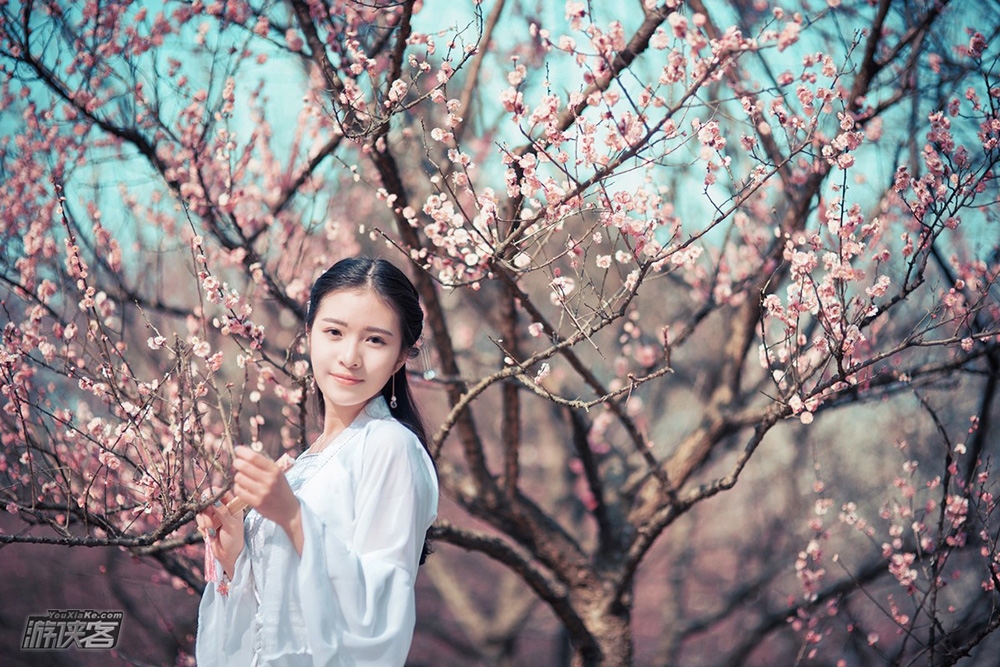 梅林似海,暗香浮动,赏千株梅花香雪海,旅拍灵峰唯美汉服(春季特惠
