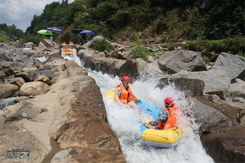 【安吉天目山漂流门票】6-9月,激情酷夏,安吉天目山漂流(原石马湾漂流