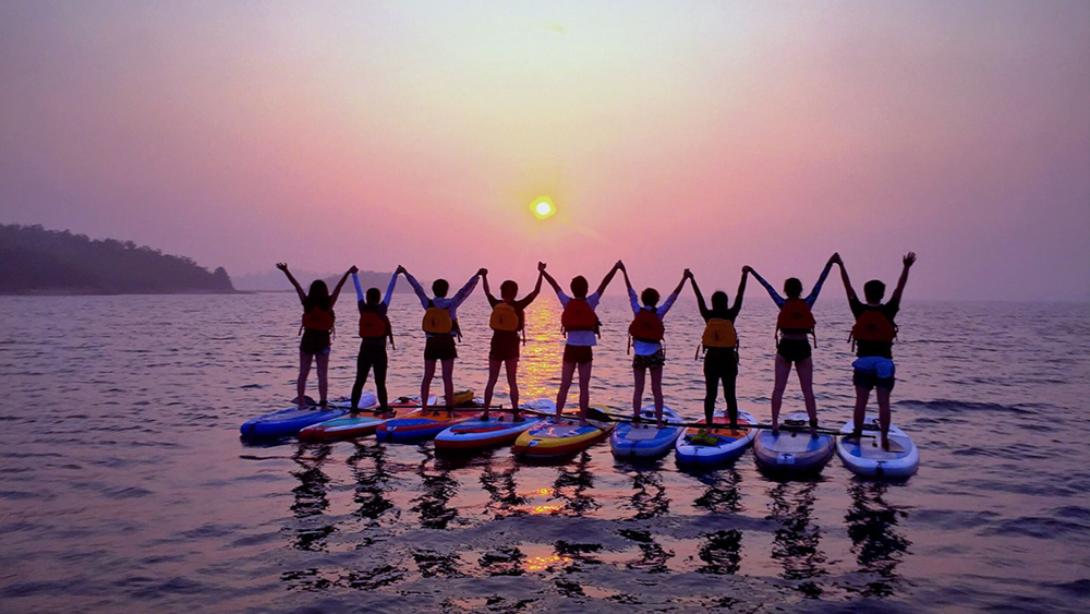 潮玩桨板·九龙湖丨躺平落日，驰骋湖上