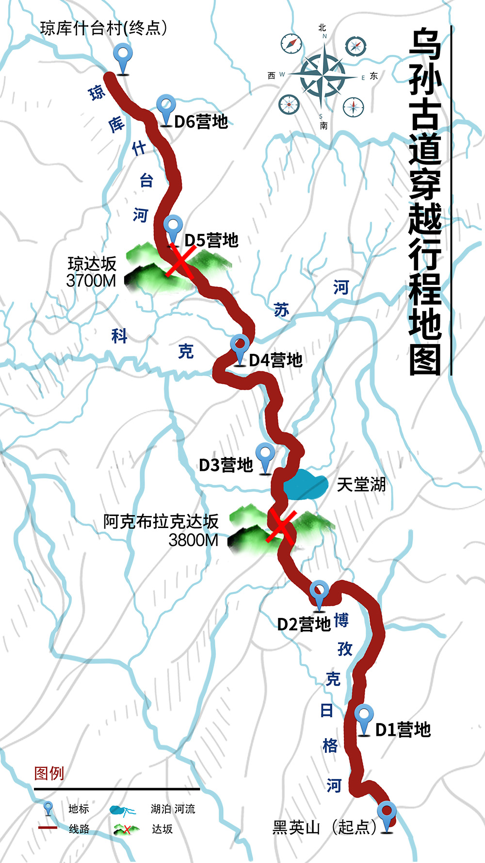 【轻装 乌孙古道】6-10月新疆:天堂下的跋涉,探寻乌孙西迁之途,梦幻