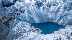 环四姑娘山徒步5/6日 | 冬日雪山盛宴,四姑娘全景