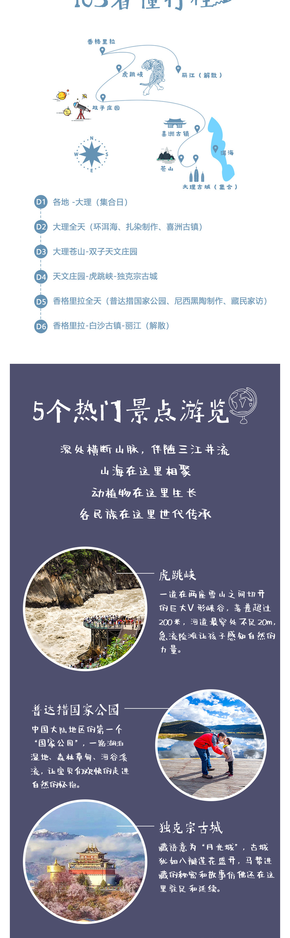 亲子·云南雪山星空6日 | 玉龙哈巴双雪山&虎跳轻徒 - 云南亲子 | 人生第一次雪山露营 | 雪山峡谷森林星空 | 雪山营地野趣活动 | 虎跳峡高路轻徒步 | 滇金丝猴国家公园 | 纳西东巴文化