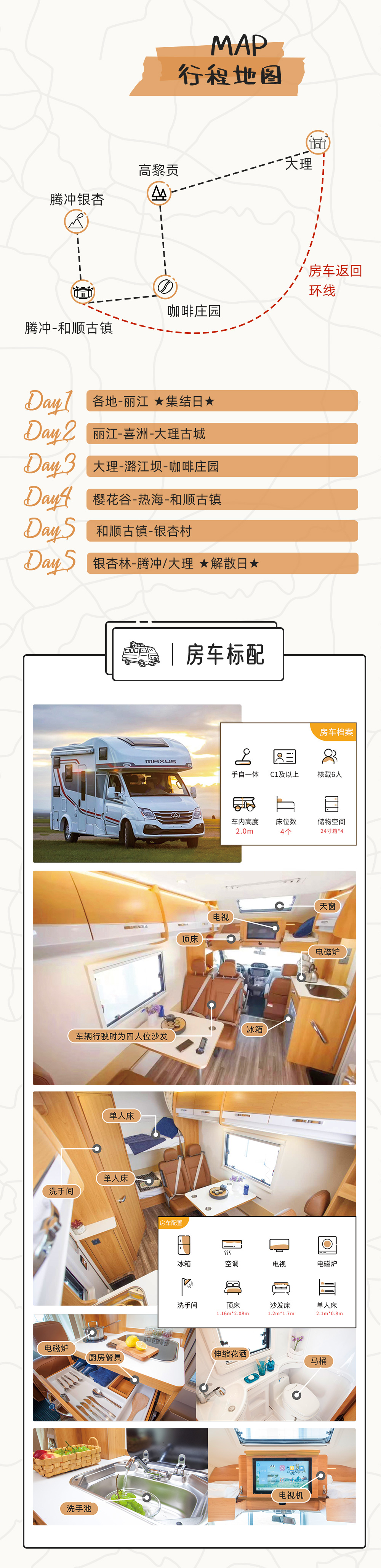【向野房车 · 腾冲高黎贡】Van To Jungle|樱花谷雨林穿梭/丛林野温泉/白族文化/探访和顺古镇/环洱海巡游/咖啡庄园+高黎贡解锁世界物种基因|云南秘境6日游 - <游侠客旗下房车品牌>2-5人/一车就走/个性化管家服务/野外美学游牧/把家安在风景里