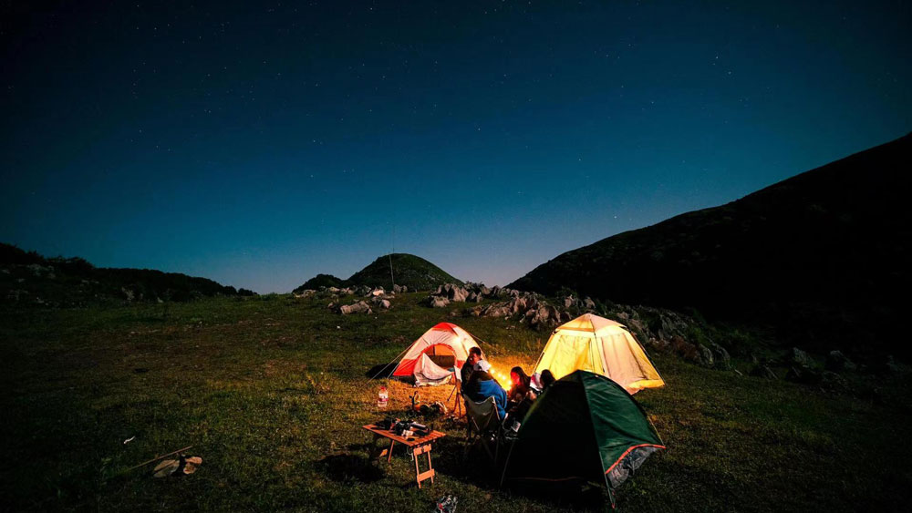 露营记·北羊山,漫步秦岭墨石公园,赴一场星空之约