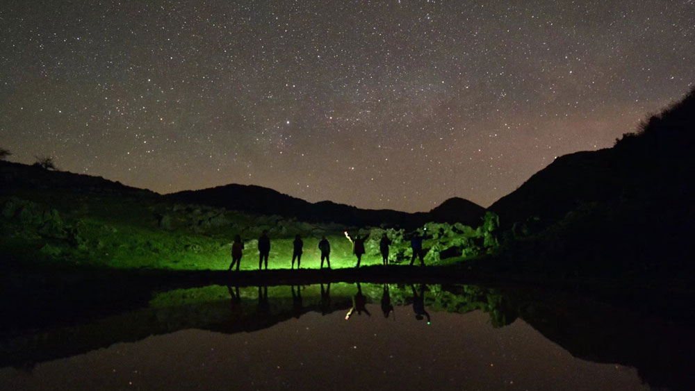 露营记·北羊山,漫步秦岭墨石公园,赴一场星空之约