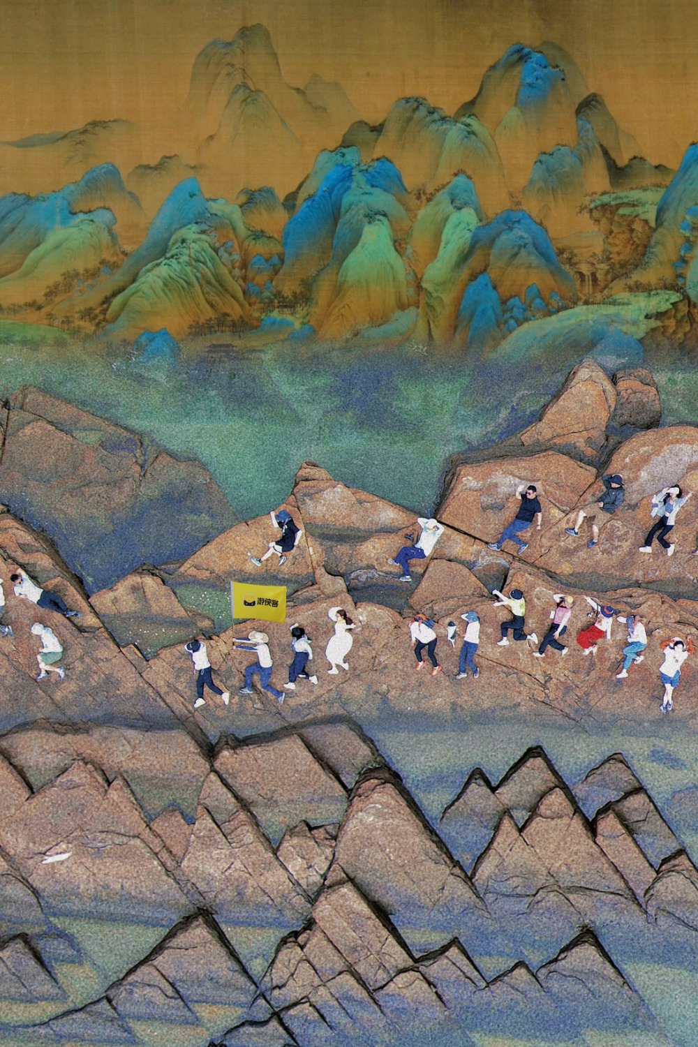 东平洲露营丨航拍千里江山图,环岛徒步