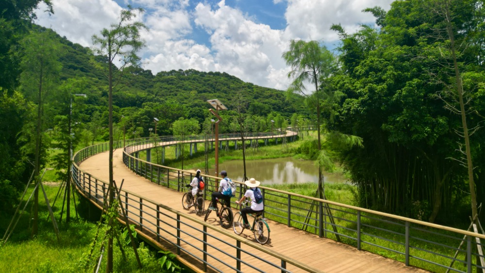 仙山飞瀑丨夏日清凉避暑,森林徒步玩水,环湖骑行