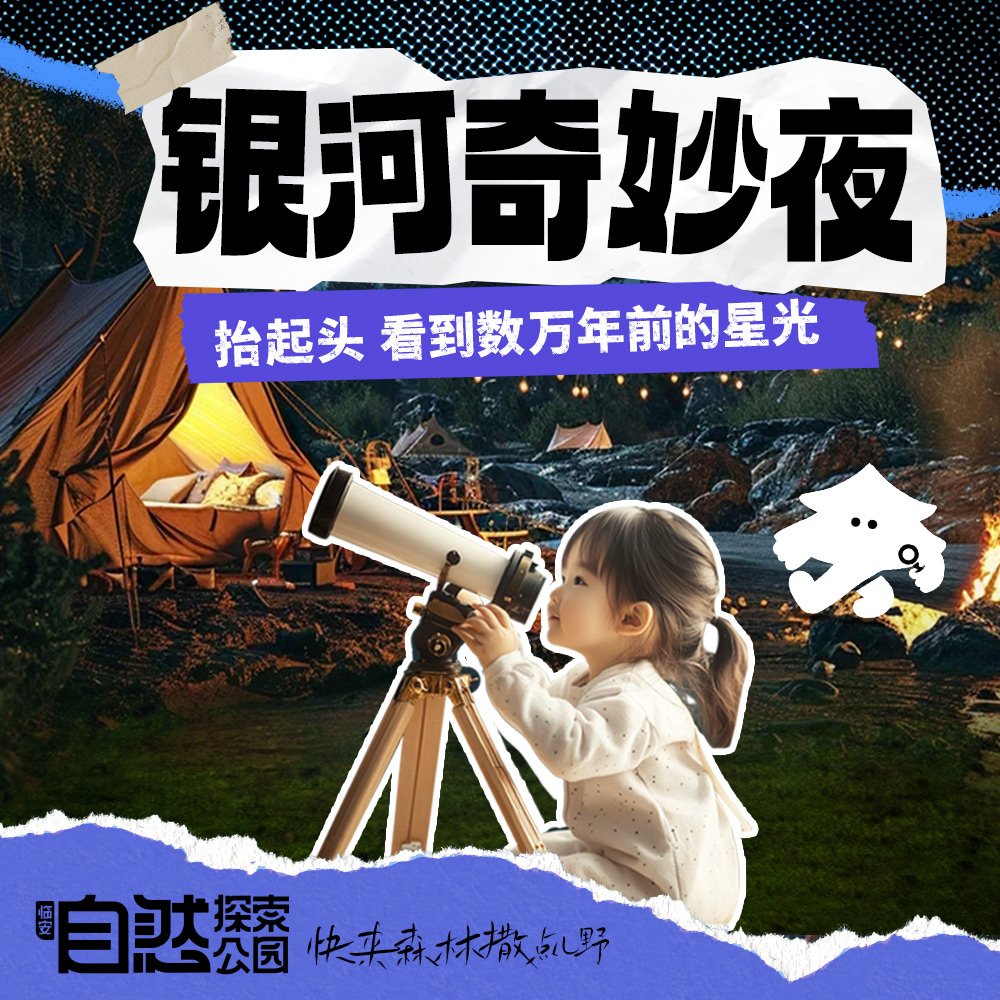 自然探索公园·银河奇妙夜 | 亲子天文·遨游夏季星空