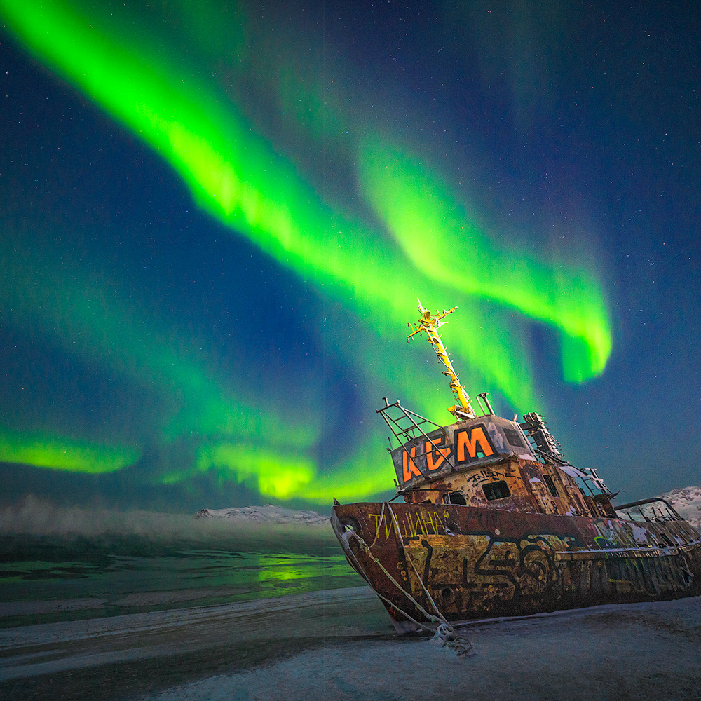 俄罗斯冬摄·梦幻北极光11日 | 连续四晚追寻