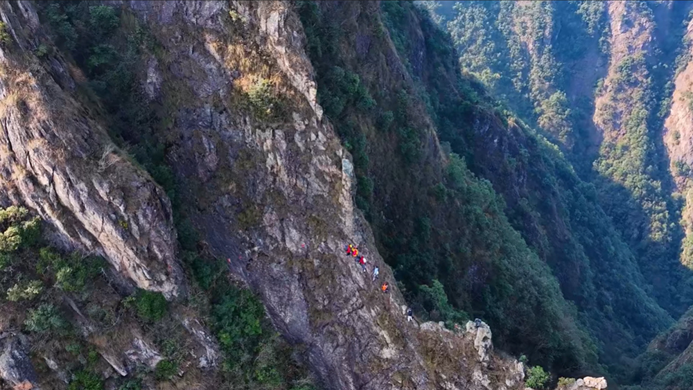 开路先锋|永康历山,经典山脊风光线,神龟拜釜!