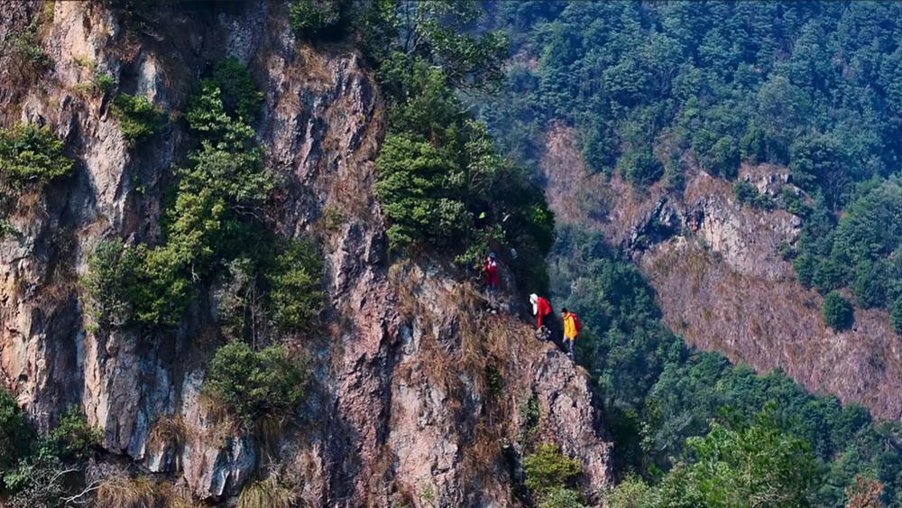 开路先锋|永康历山,经典山脊风光线,神龟拜釜!