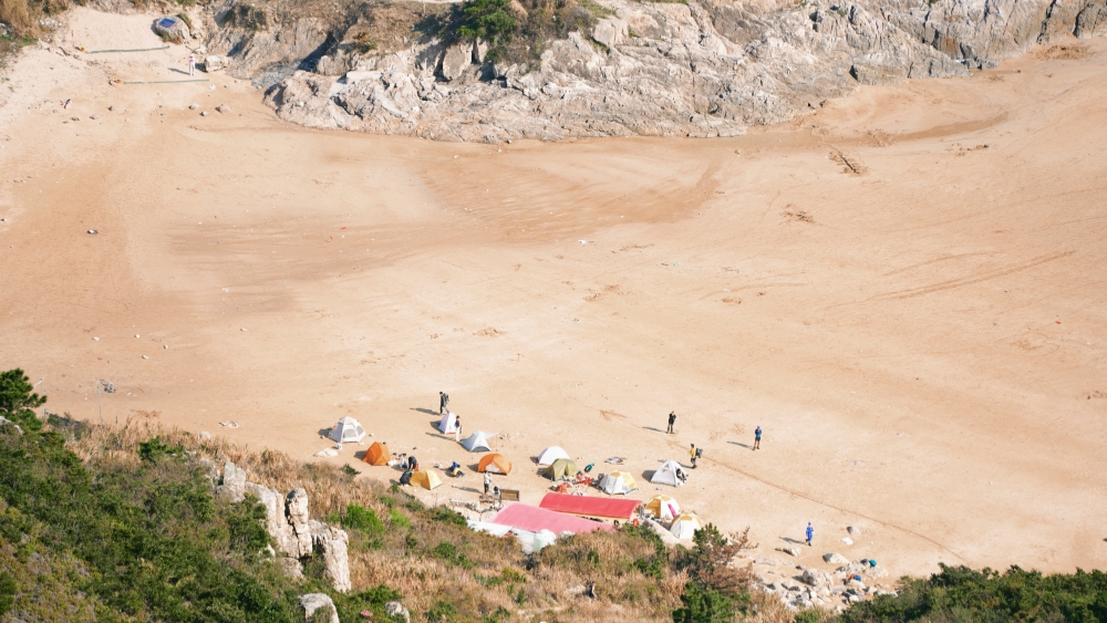 重装徒步·水桶岙｜与山海共眠，体验浪漫沙滩露营