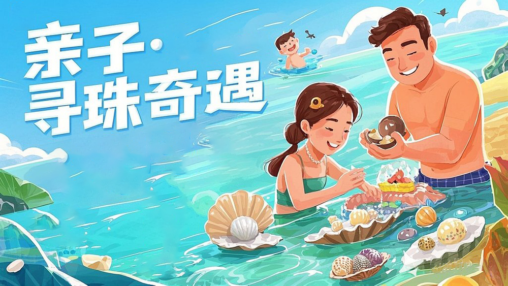 亲子·寻珠记 |古镇定向+开蚌盲盒做首饰+糖葫芦