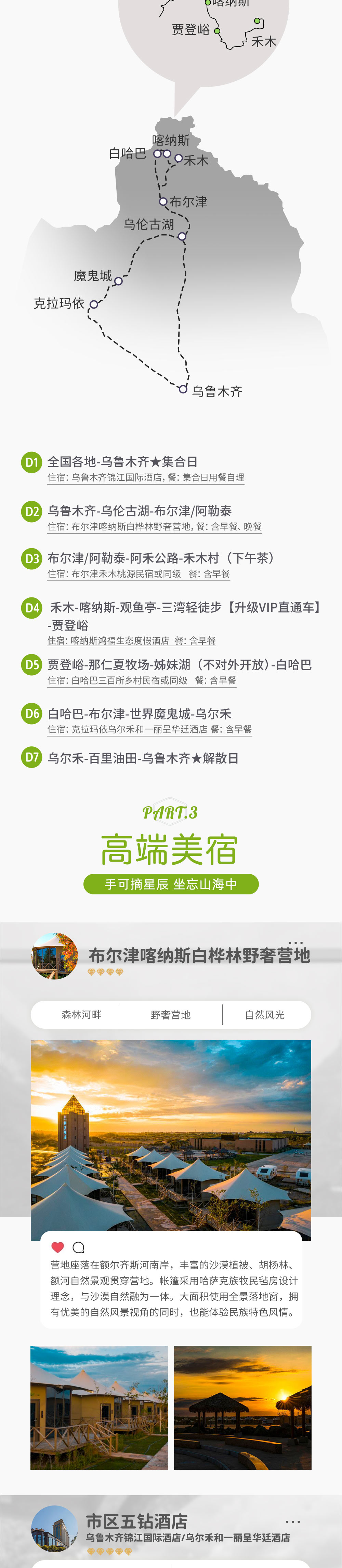野奢邦·北疆阿勒泰丨高端度假私家小团 - 市区5钻酒店+景区内美宿丨VIP直通车丨喀纳斯漂流丨三湾轻徒步丨禾木下午茶丨国境线白哈巴丨那仁牧场丨港澳台外籍可报