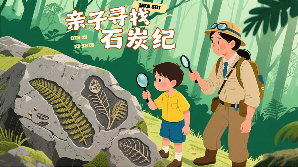 亲子·寻找石炭纪丨植物化石寻迹+夏日清凉戏水