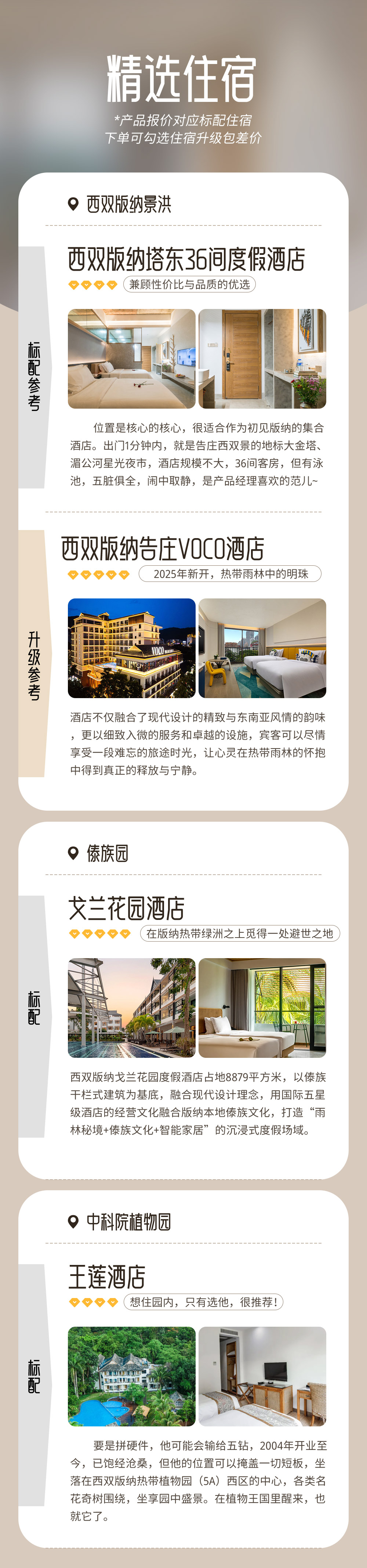 小车旅行·玩转西双版纳丨异域风情2-7人小车4日 - 5座-9座商务车丨全程4钻或5钻酒店丨中科院植物园 or勐景来or小熊猫庄园3个行程套餐随心选