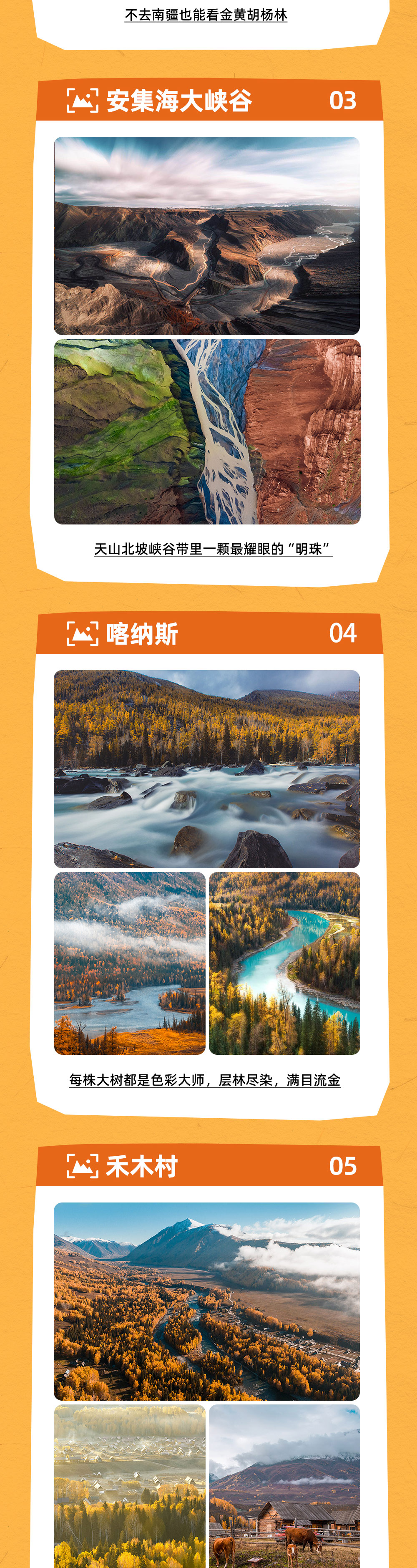 北疆秋摄丨《中国国家地理》秋色之首 摄影9日 - 10-20人摄影小团丨禾木+喀纳斯+白哈巴：4天3晚景区内住宿丨阿禾公路丨呼吉尔特转场丨秘境胡杨林丨五彩滩丨安集海大峡谷
