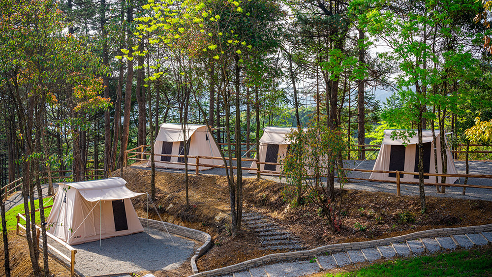 星辰山暗夜营地｜拎包入住屋脊帐篷，休闲度假赏星空