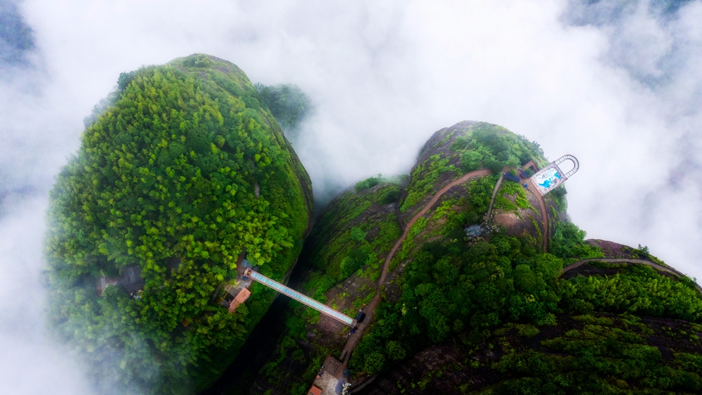 摘桃线 | 河源鹰嘴桃采摘,登顶南武当山,赏丹霞地貌