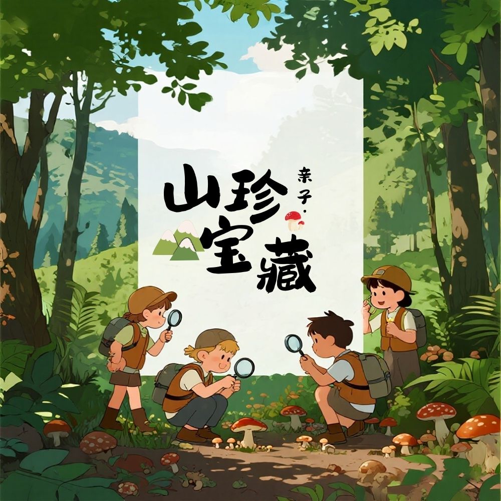 亲子·山珍宝藏 | 广州大山里寻菌子，亲子携手挖水晶