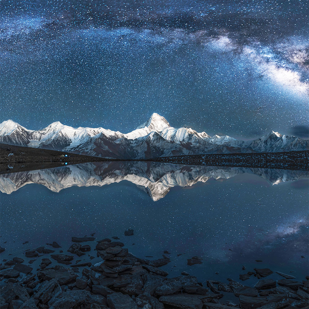 贡嘎摄影 | 守候日照金山 | 邂逅流星雨