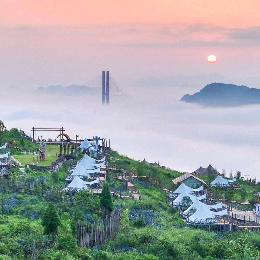 乌江源+羊皮洞 | 住化屋悬崖营地 贵州小众徒步2日