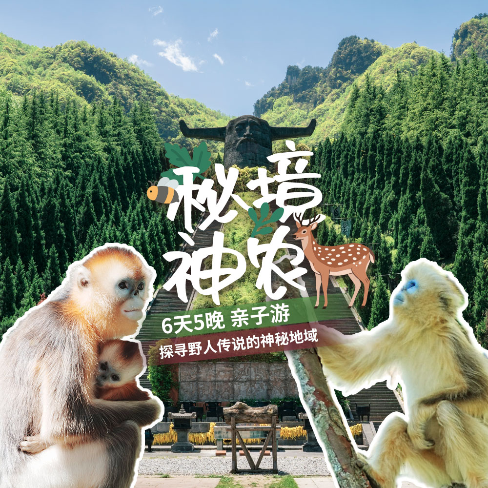 亲子·神农架6日 | 奇趣野生动植物 秘境探索之旅