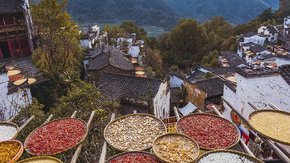 婺源晒秋·梦幻上饶 | 长溪红枫,石城晨雾!